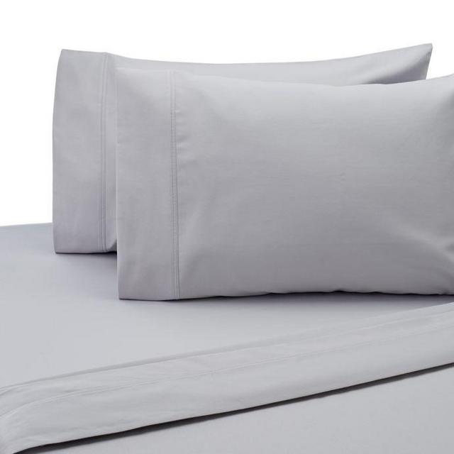 SALT™ 300-Thread-Count Cotton Sateen Queen Sheet Set in Silver