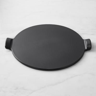 Emile Henry French Ceramic Pizza Stone, 16", Black
