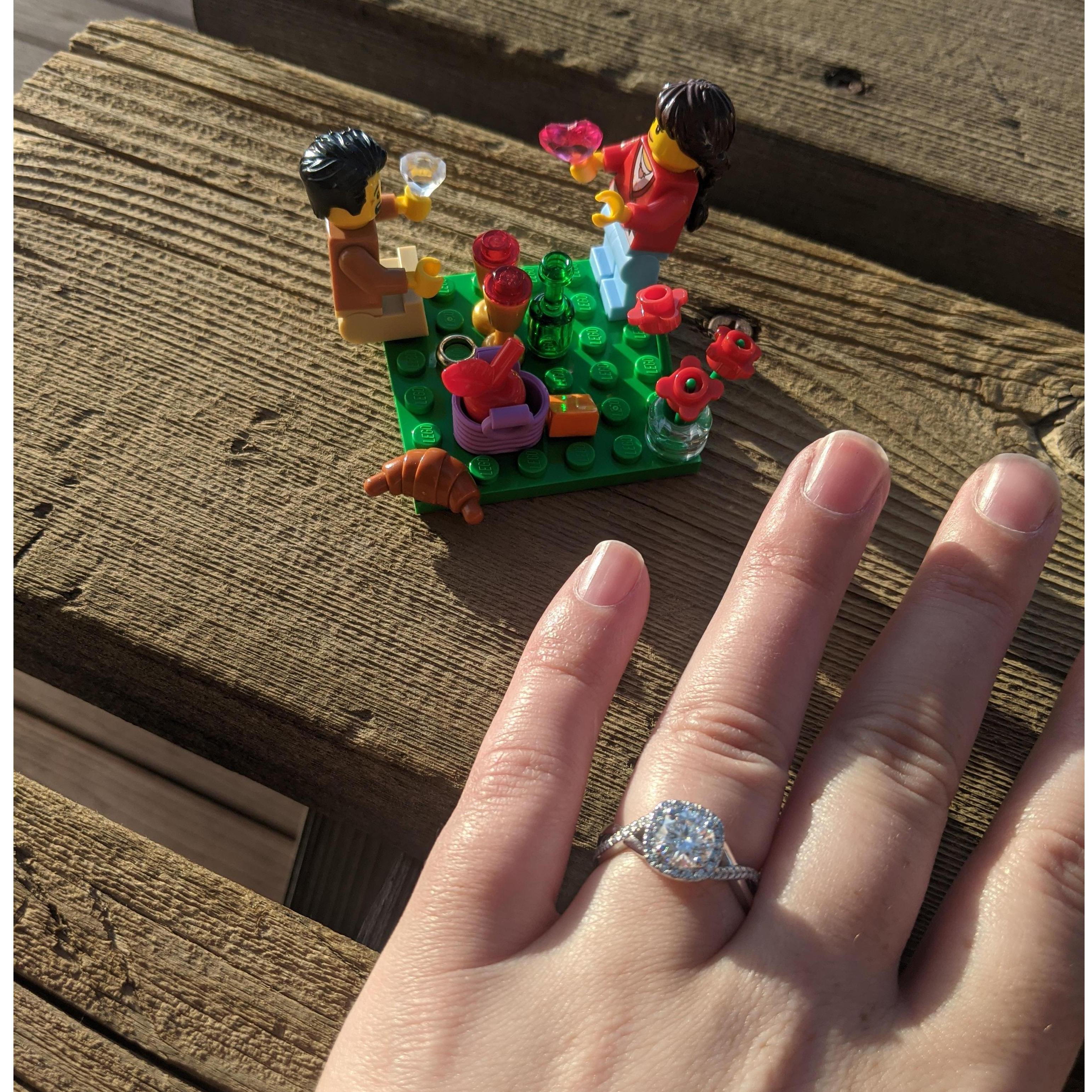 The engagement lego set!