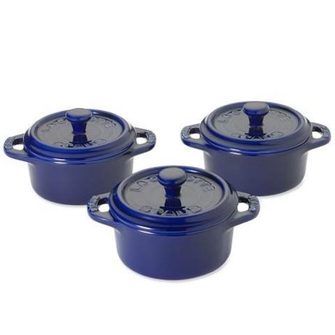 Staub Ceramic Stoneware Mini Cocotte Set