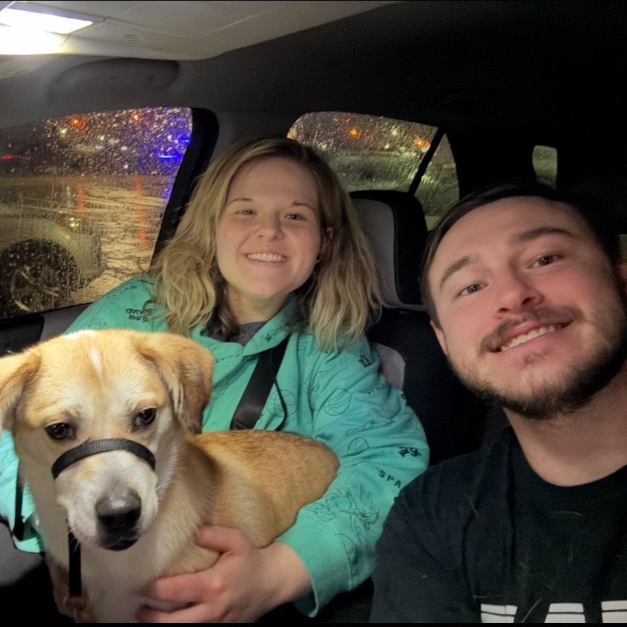 First family picture with our girl Haley Grace🥹