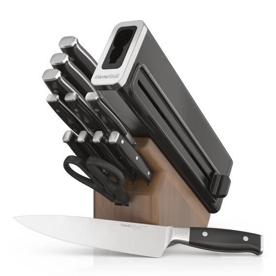 Ninja NeverDull™ Premium 13-Piece Wood Series Knife System Knife Sets - Ninja