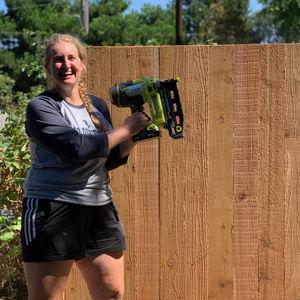 Ali's next DIY project