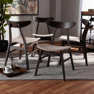 Britte Mid-Century Modern Dining Chair, Set of 4