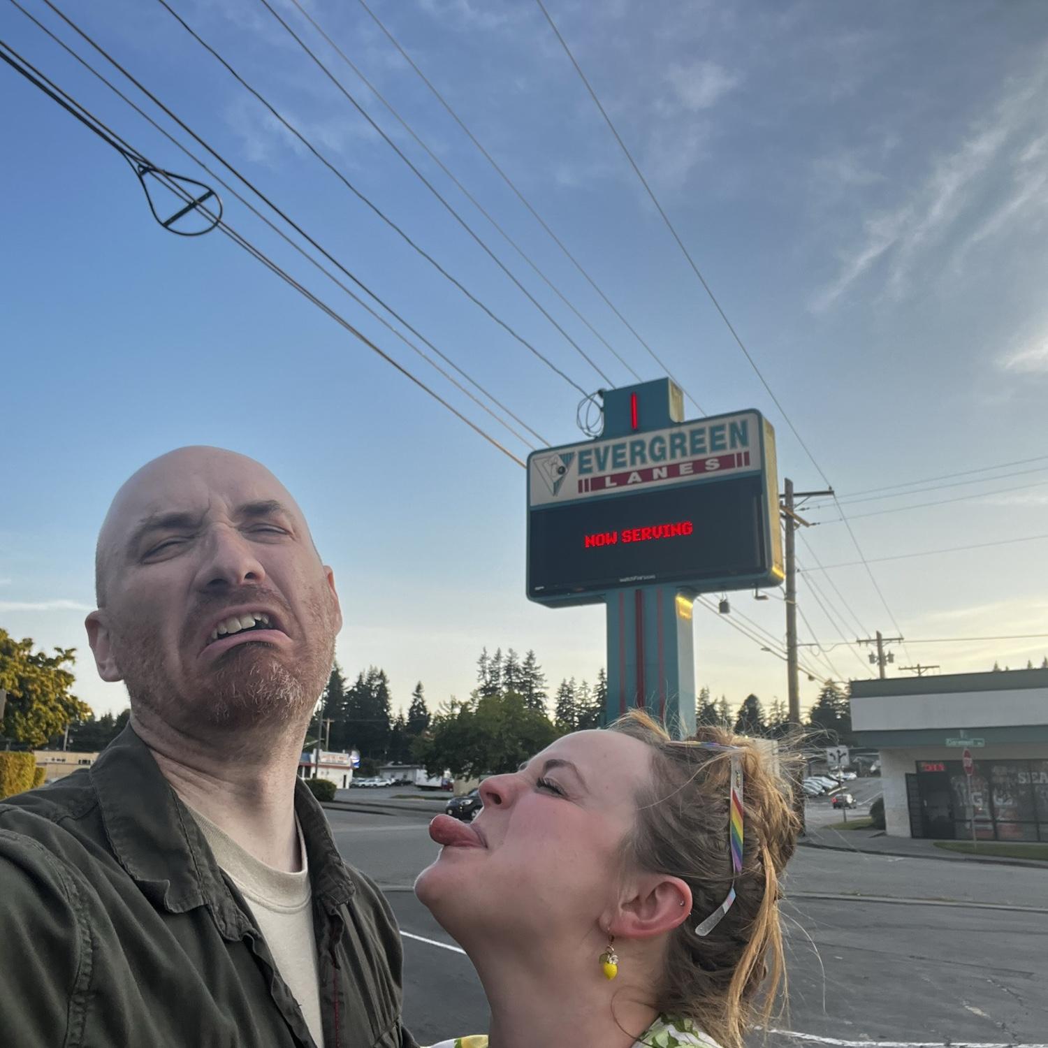 First time bowling together