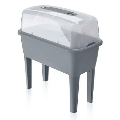 Raised Bed Garden Container Gray - Buzzy Seeds