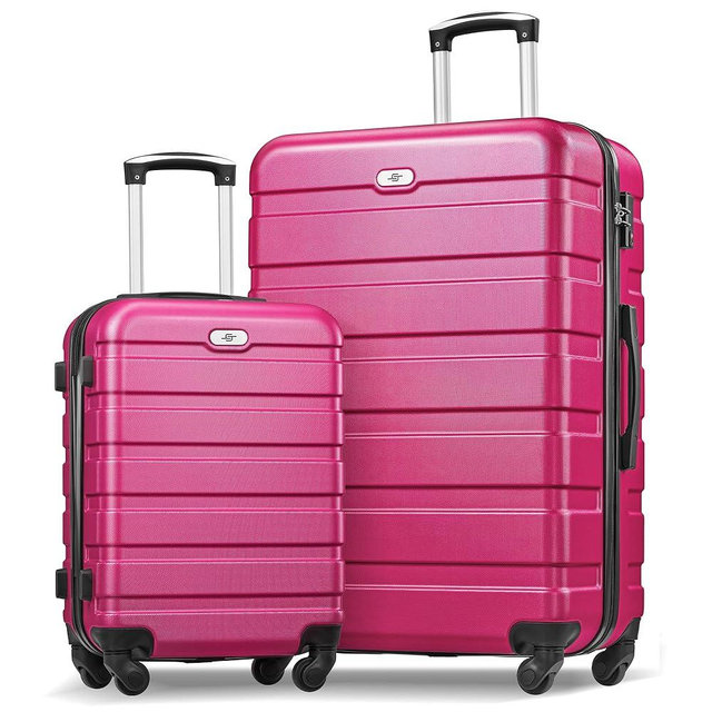 Suitour Luggage Sets 2 Piece with Spinner Wheels,Hard Shell 20 Carry on Suitcase and 28 inch Luggage with Spinner Wheels Suitcase Set with TSA Lock(20in/28in)