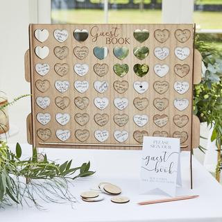 2-Pack Four In A Row Alternative Guest Book