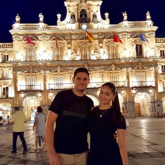 Our first trip to Spain. We both loved the city of Salamanca, we promised we will come back.