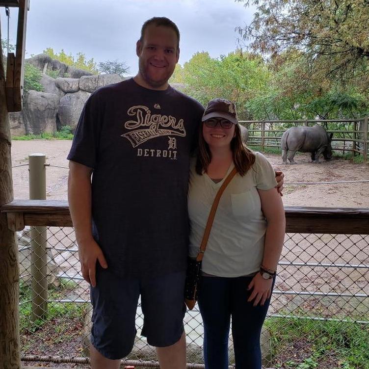 Second vacation together to Indianapolis and Nashville in October 2018. Scott took me to the Indianapolis Zoo and graciously took our picture with the rhinos that I love so much!