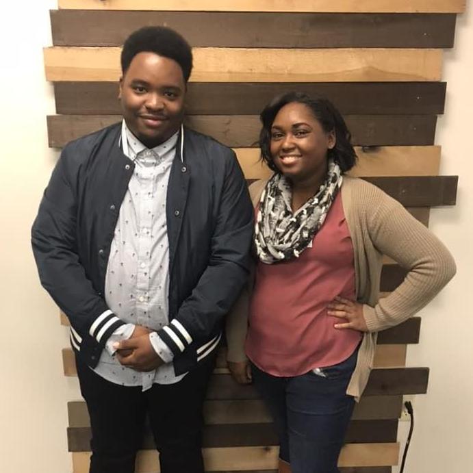 Jasmine and Chris' first photo together.