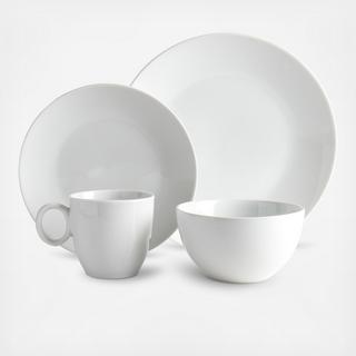17-Piece Round Dinnerware Set, Service for 4