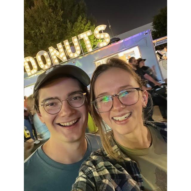 At the BEST pretzel stand at the NC State Fair
