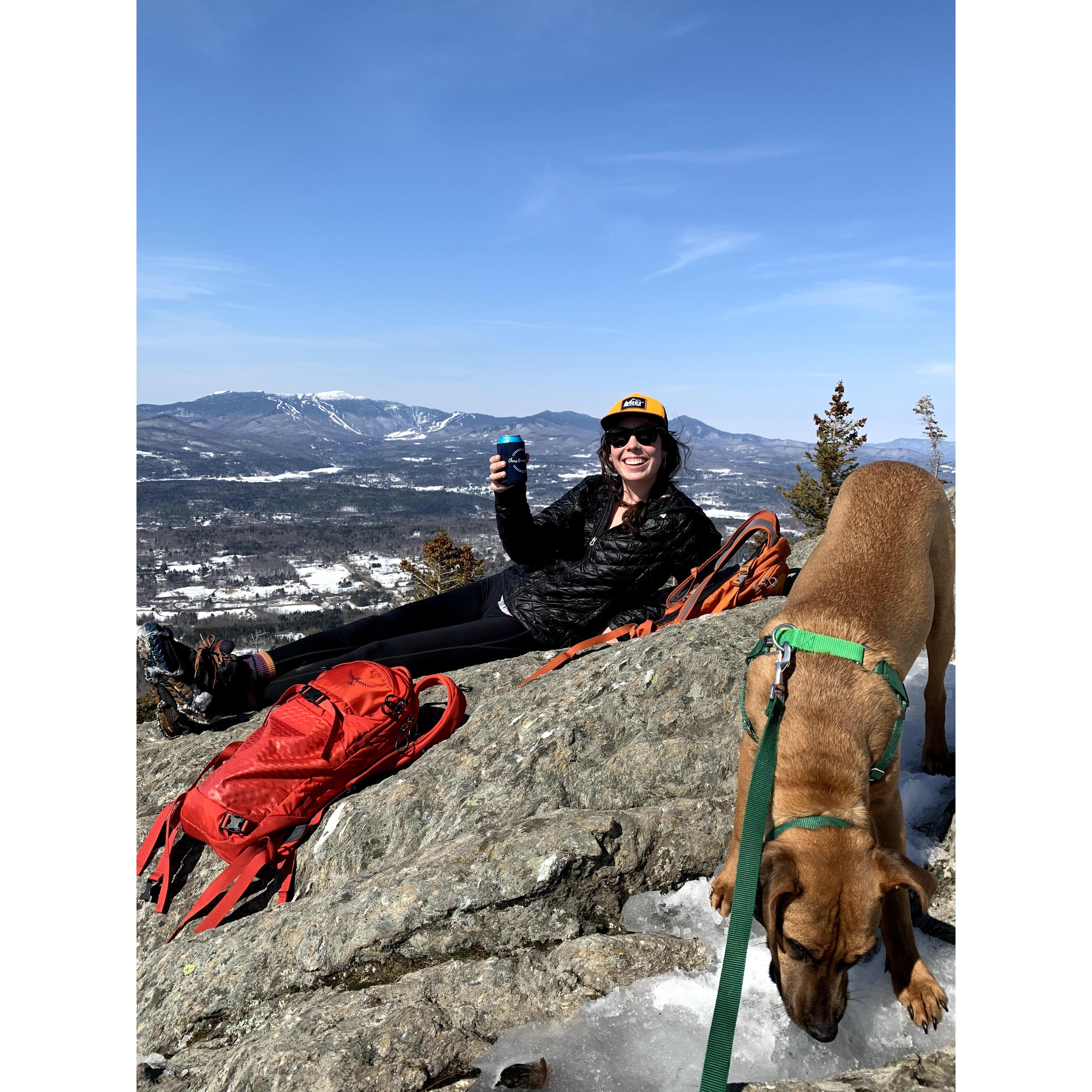 Living the life in Vermont. Stowe, VT March 2020