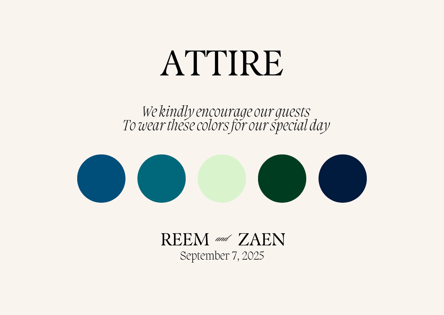 The Wedding Website of Reem Asad and Zaen Altinawe