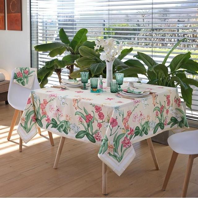 Beauvillé Orchidées Tablecloth