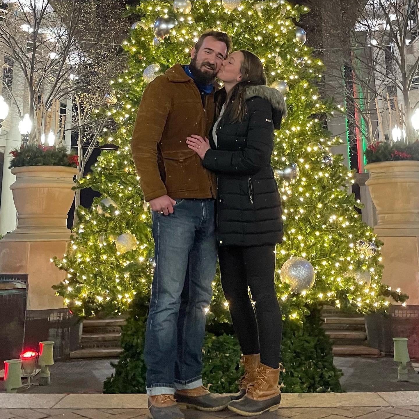 This was right after Bobby proposed on the Georgetown Waterfront