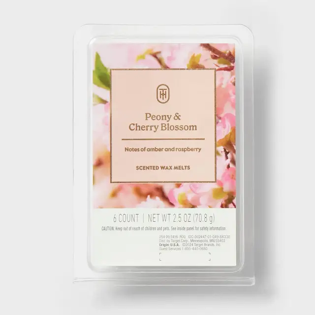 6ct Wax Melts Peony and Cherry Blossom 2.5oz - Threshold™