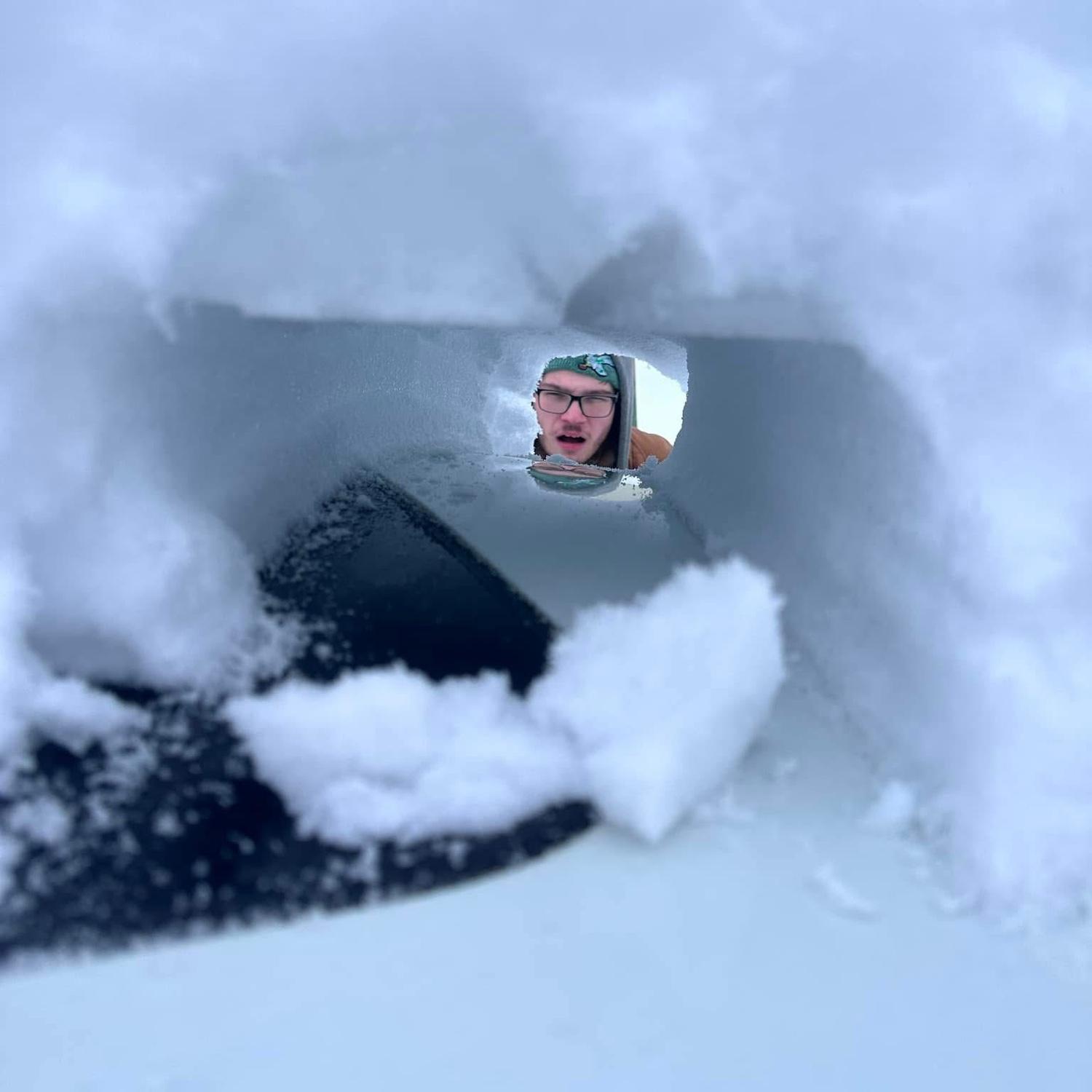 We got 11 inches of snow the same month we moved to drums