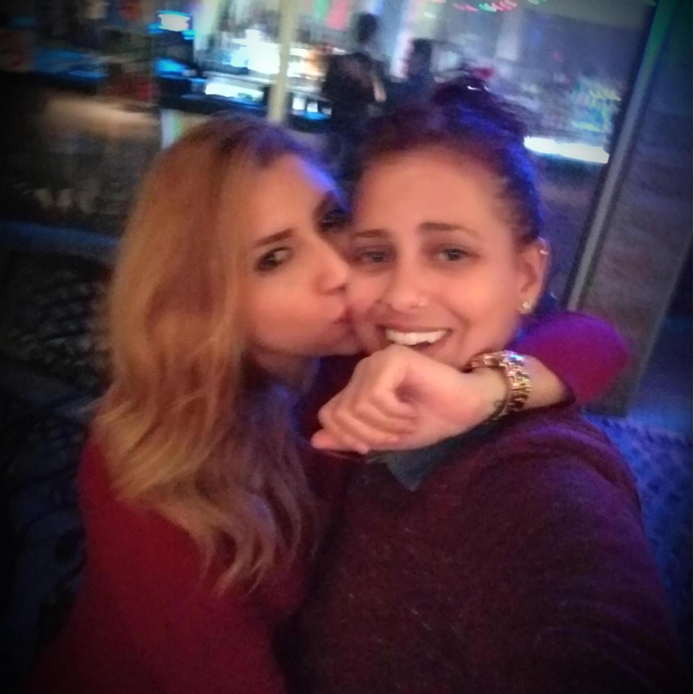 Enjoying the night together