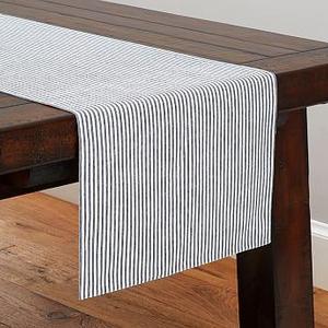 Wheaton Stripe Table Runner, Navy