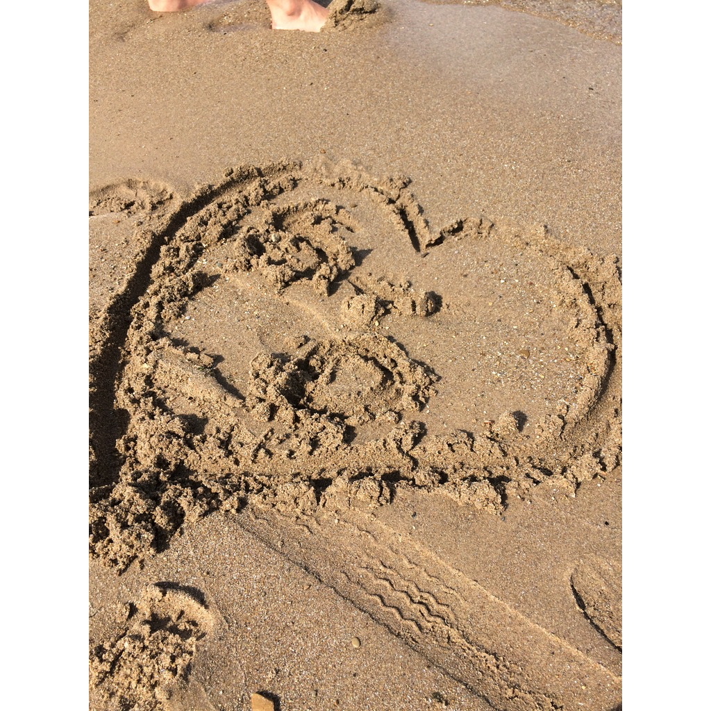 Sarah's attempt at art and cheesiness