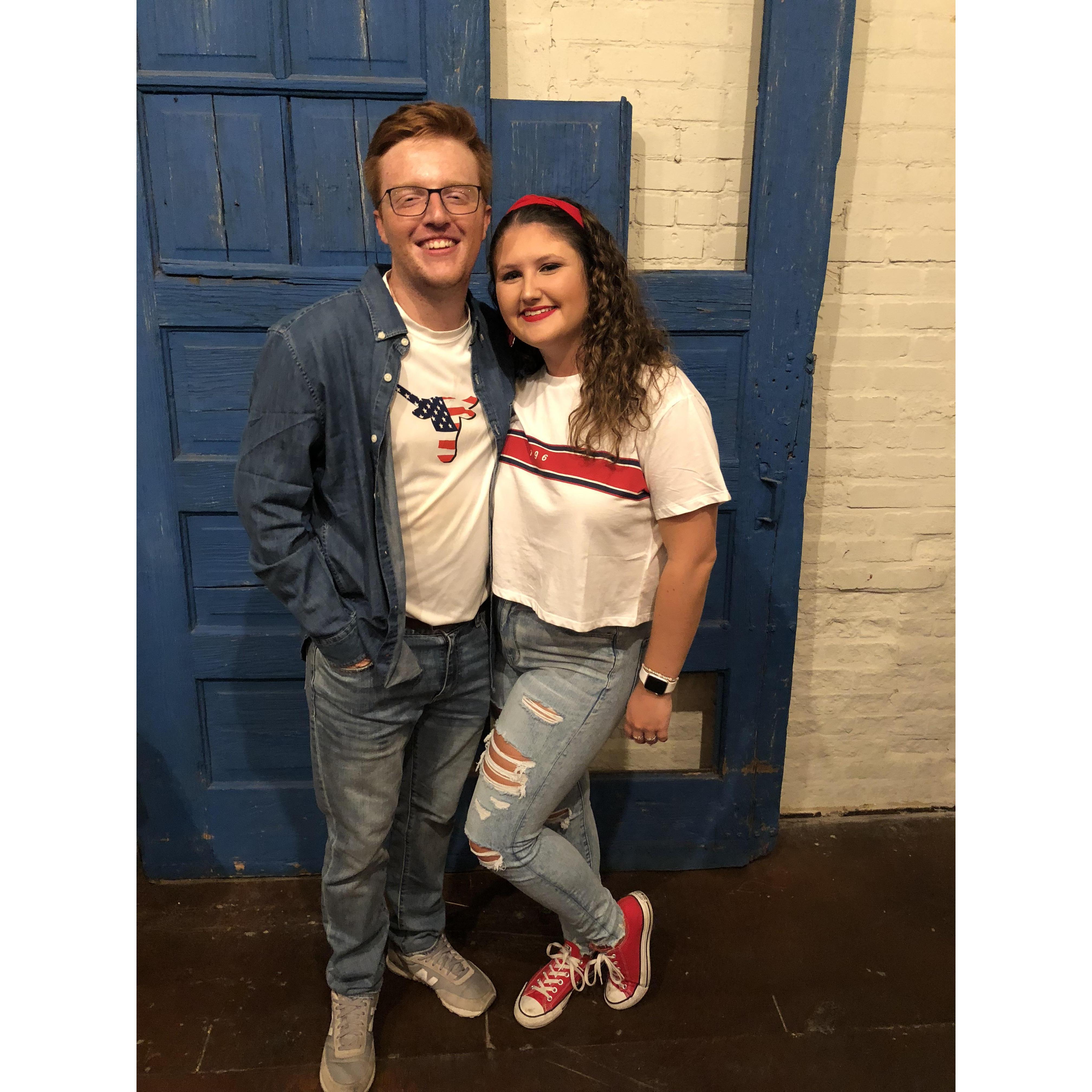 one of the MANY Kappa Delta events throughout college