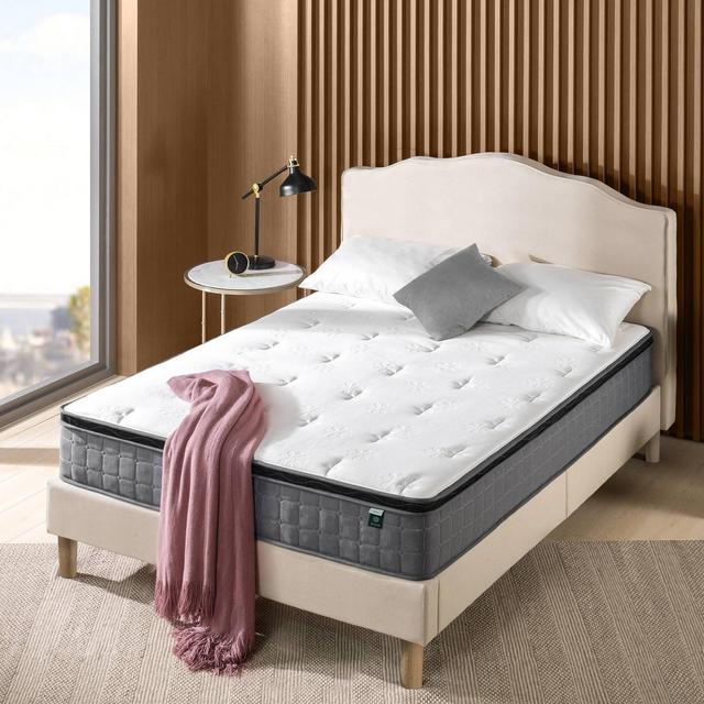 Zinus Euro Box Top 10" Cooling Hybrid Mattress - King