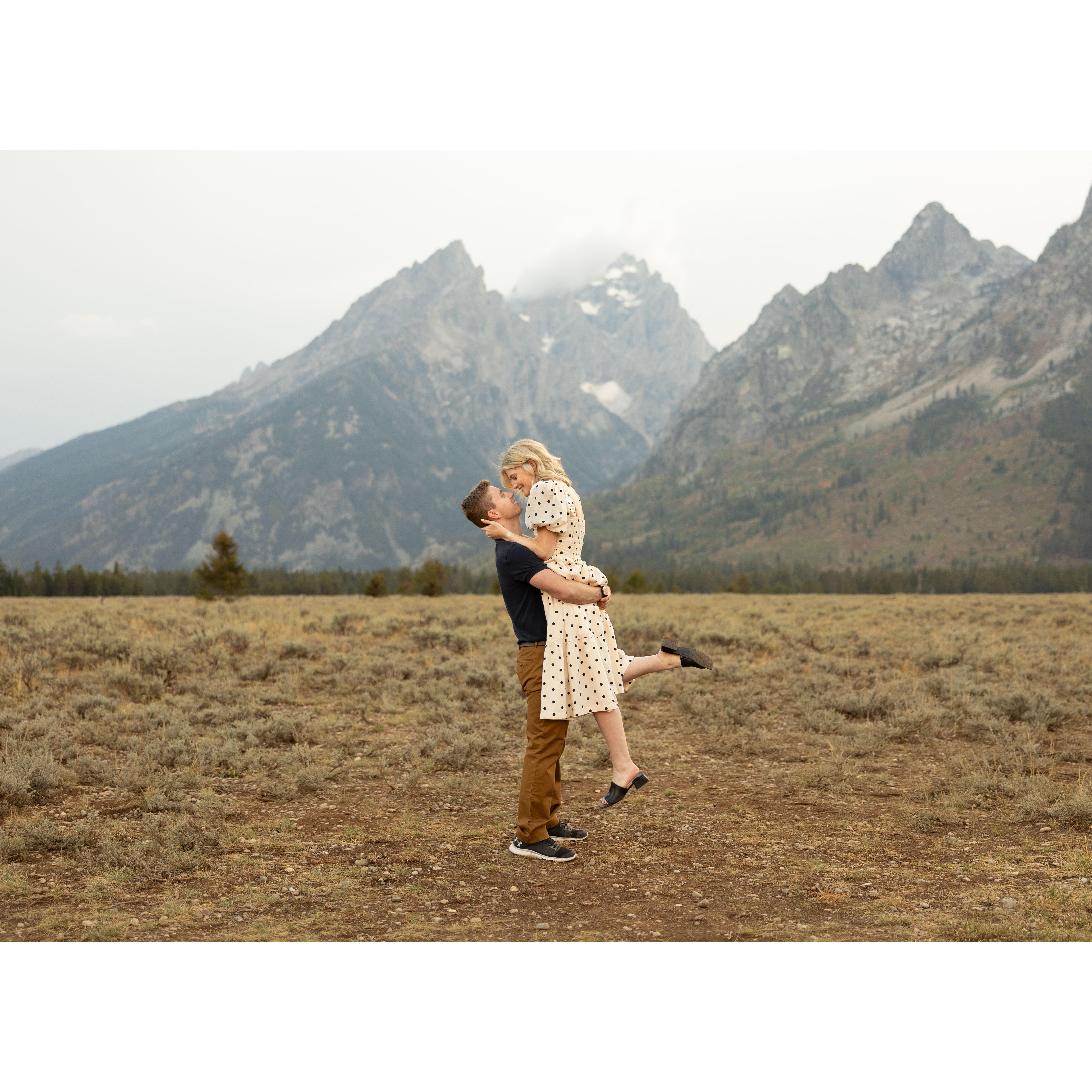 Engagement Shoot in Grand Tetons, September 2024