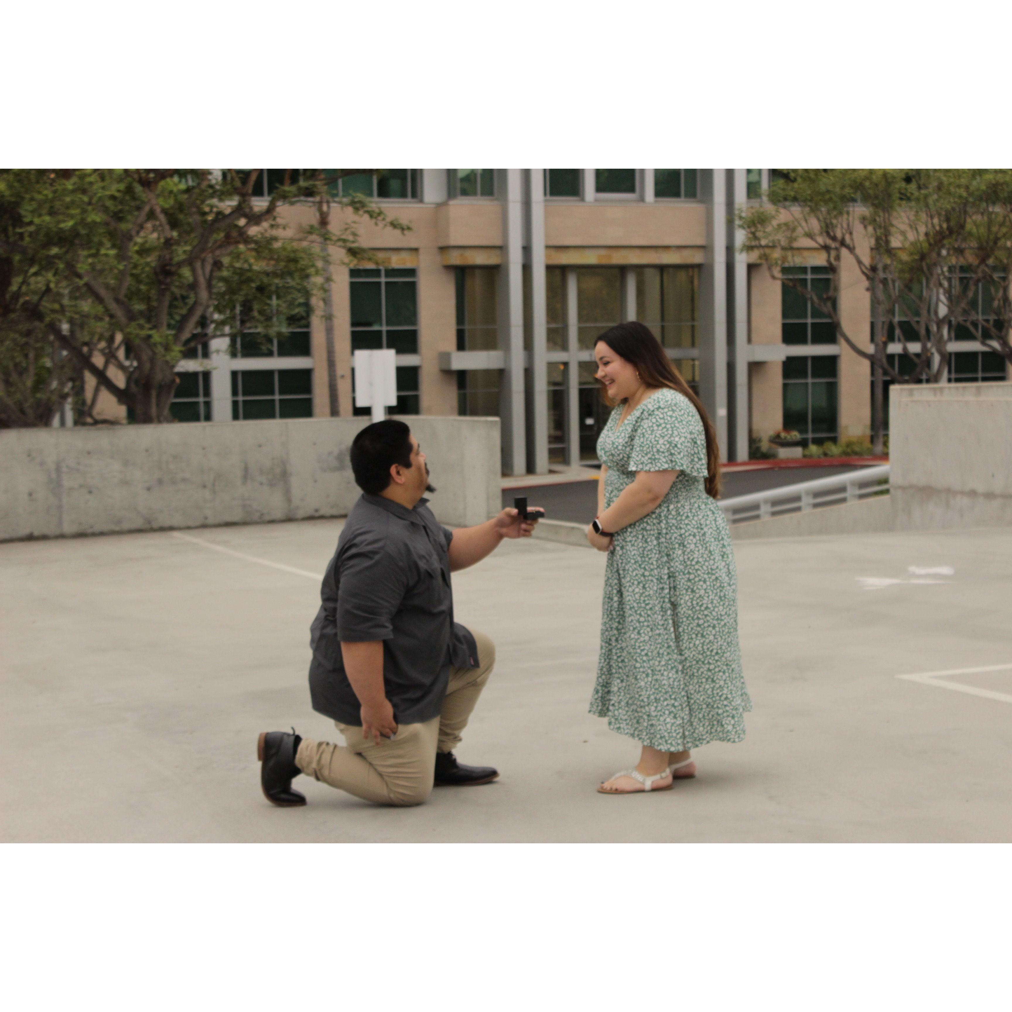 She said yes! - October 2022