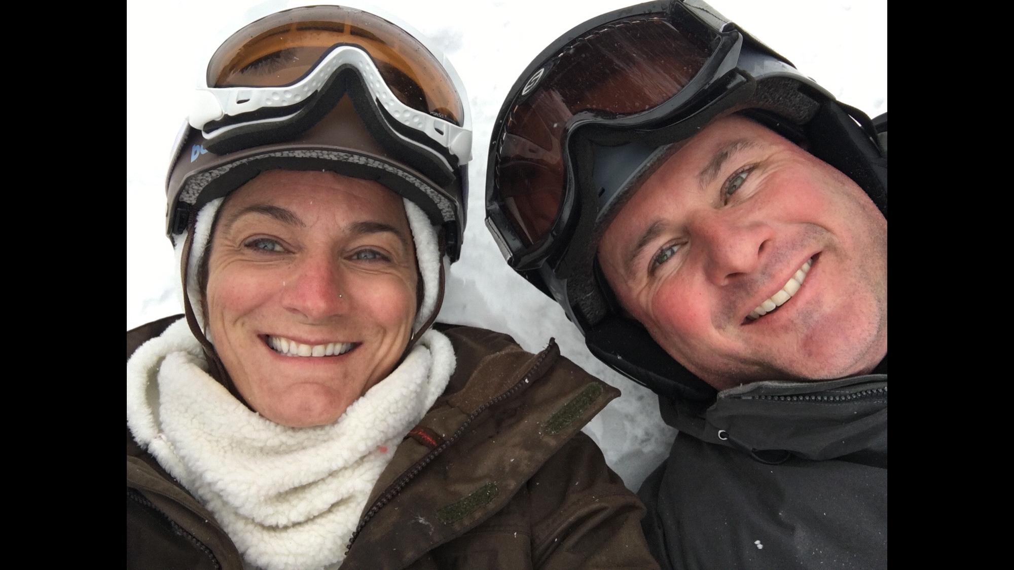 SNOWBOARDING WITH "GARRETT"