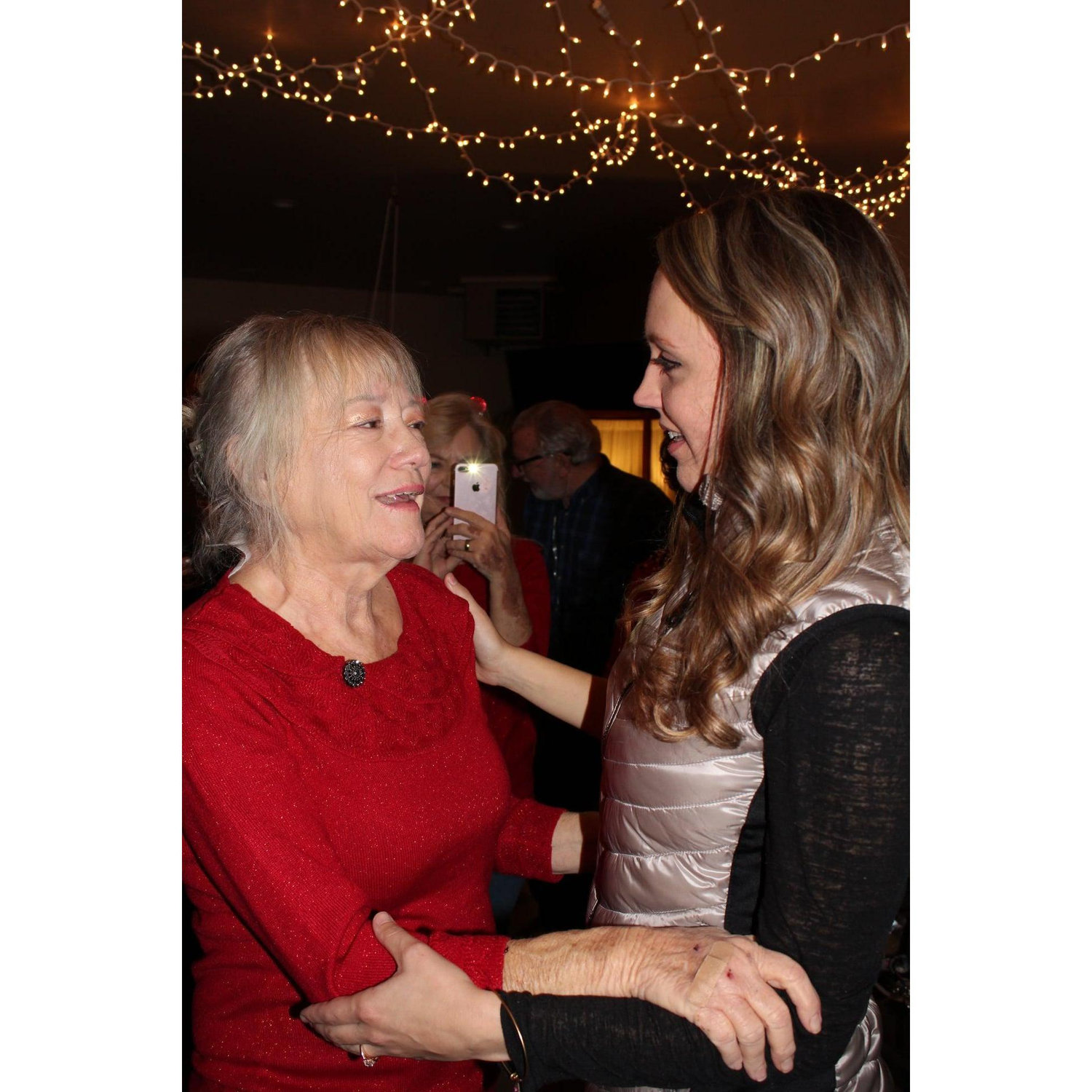 Mommom and Brianna after proposal :)