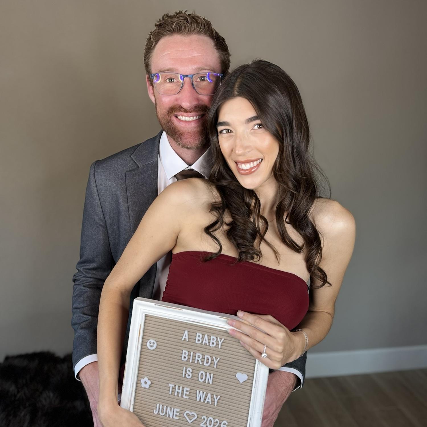 We got a beautiful surprise the same day we booked our wedding planner!