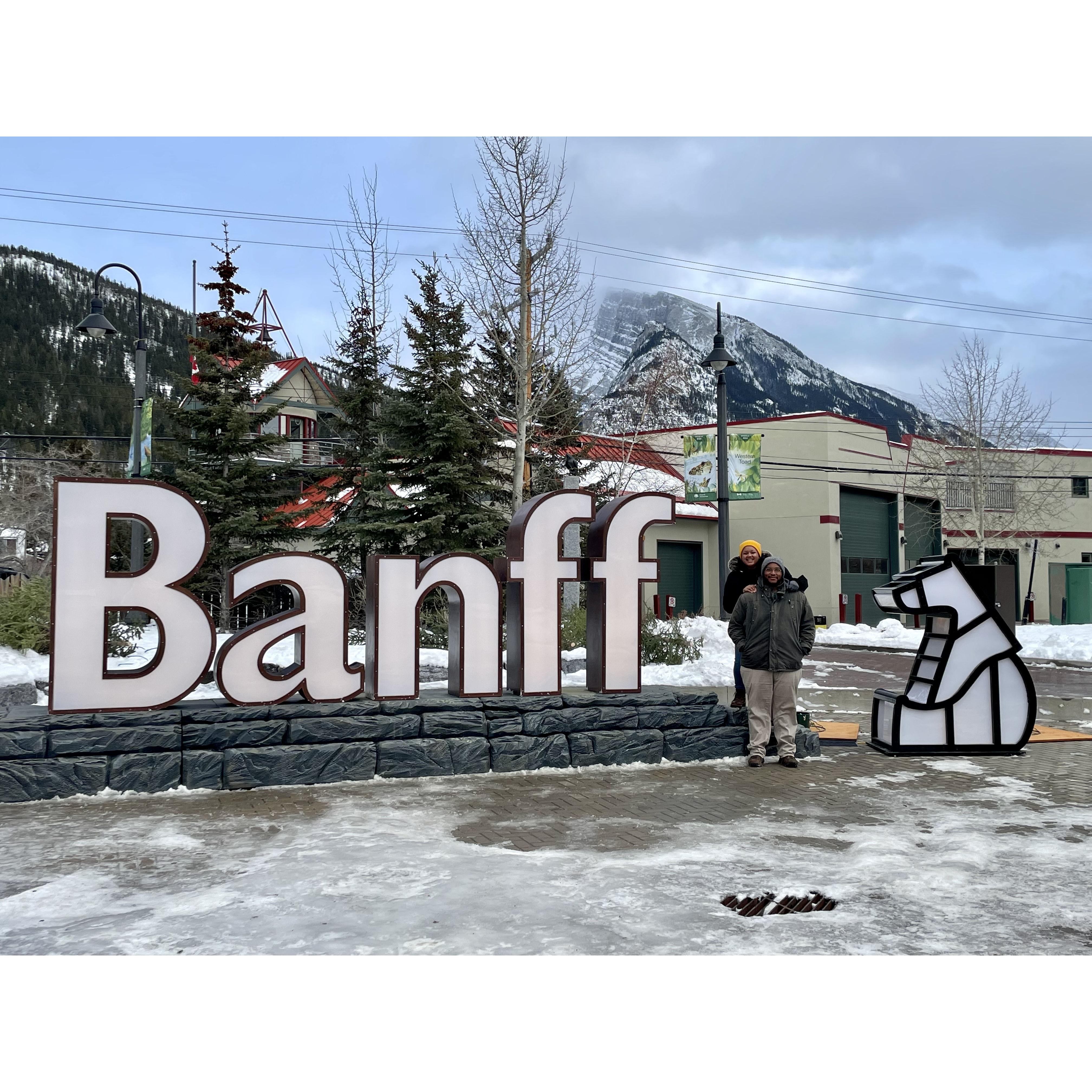 We went to Banff for Thanksgiving 2021! We hiked, had lots of boozy hot chocolate, and hung out in a hot tub while it snowed.