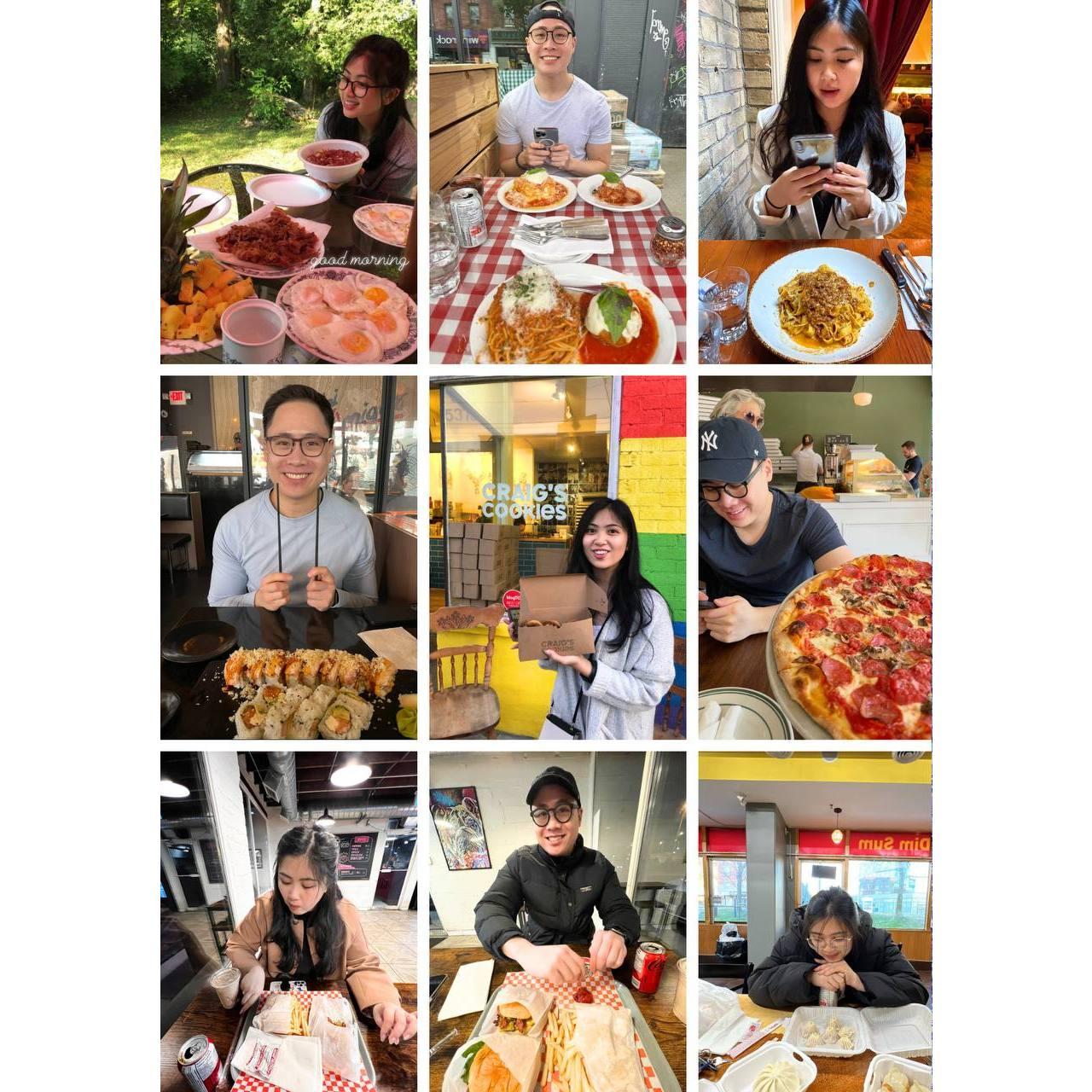 "Love at first bite"
Some of our eats 😋