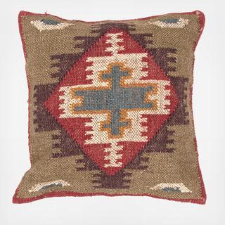 Traditional Textural Pattern Beni Pillow