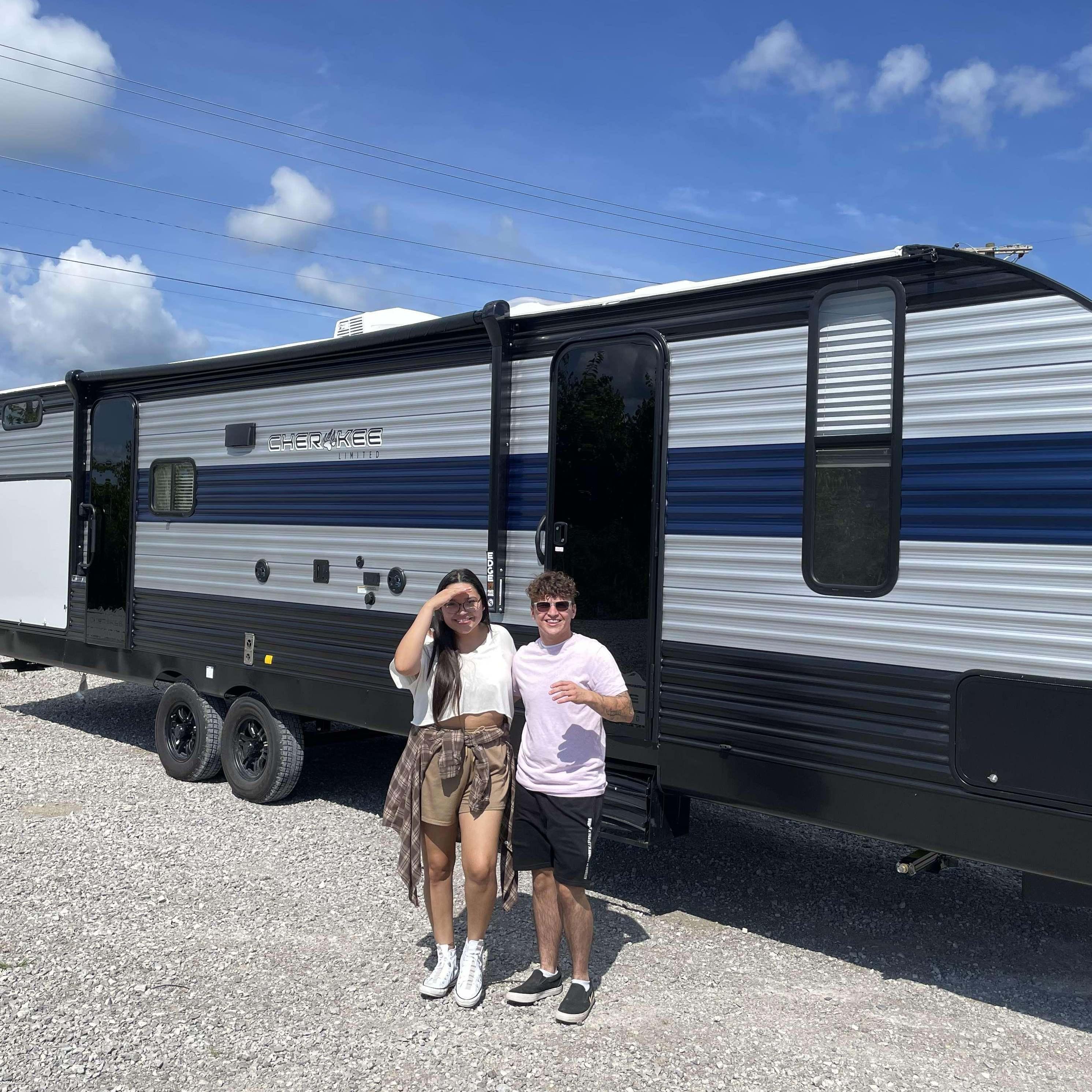 The day we bought the camper!