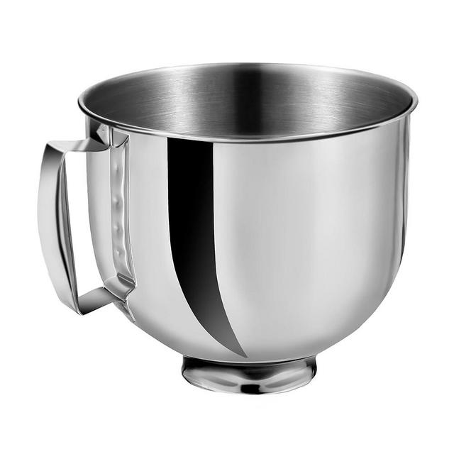 5.5 Quart Stainless Steel Mixer Bowl for KitchenAid Stand Mixers, Compatible with 4.5 & 5 QT KitchenAid Tilt-Head Mixers, KitchenAid Mixer Accessories, KitchenAid Replacement Bowl (5.5 QT)