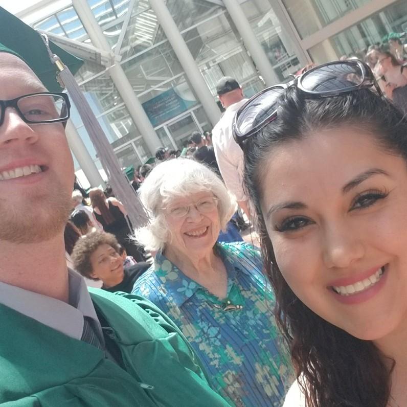 Thanks to both of these ladies for helping me get to graduation day.