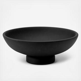 Mango Wood Footed Bowl