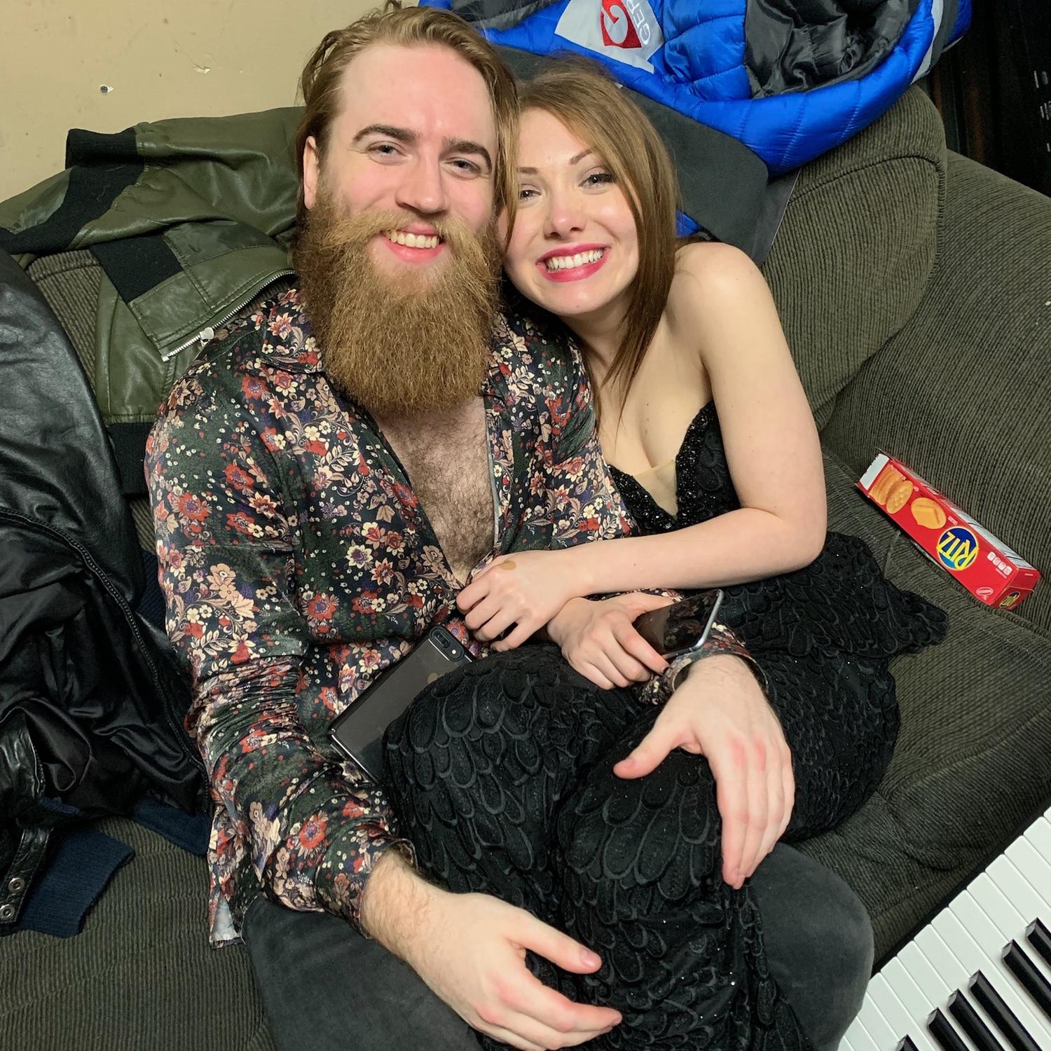 Backstage at Bryce's show!