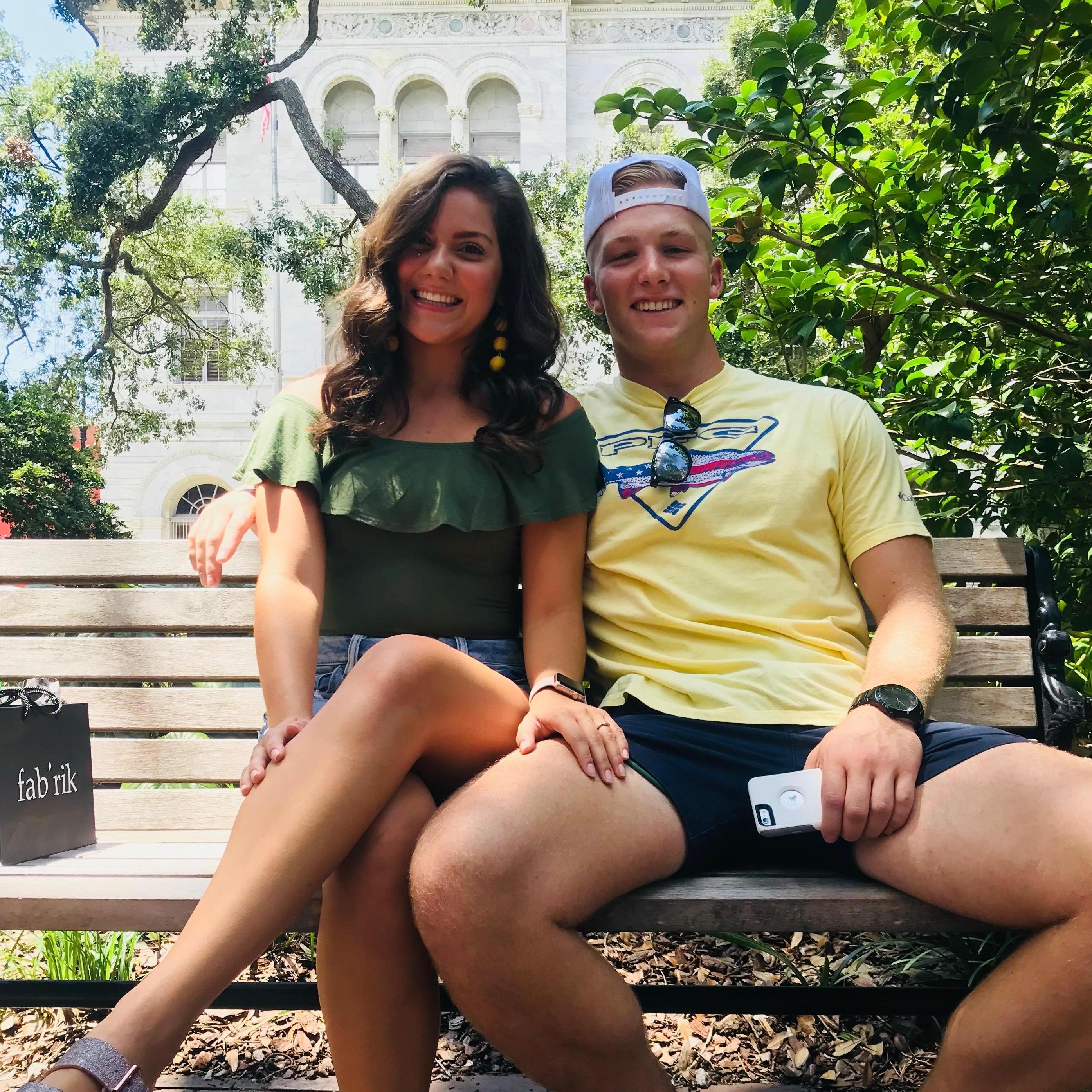 Our first time exploring Savannah!