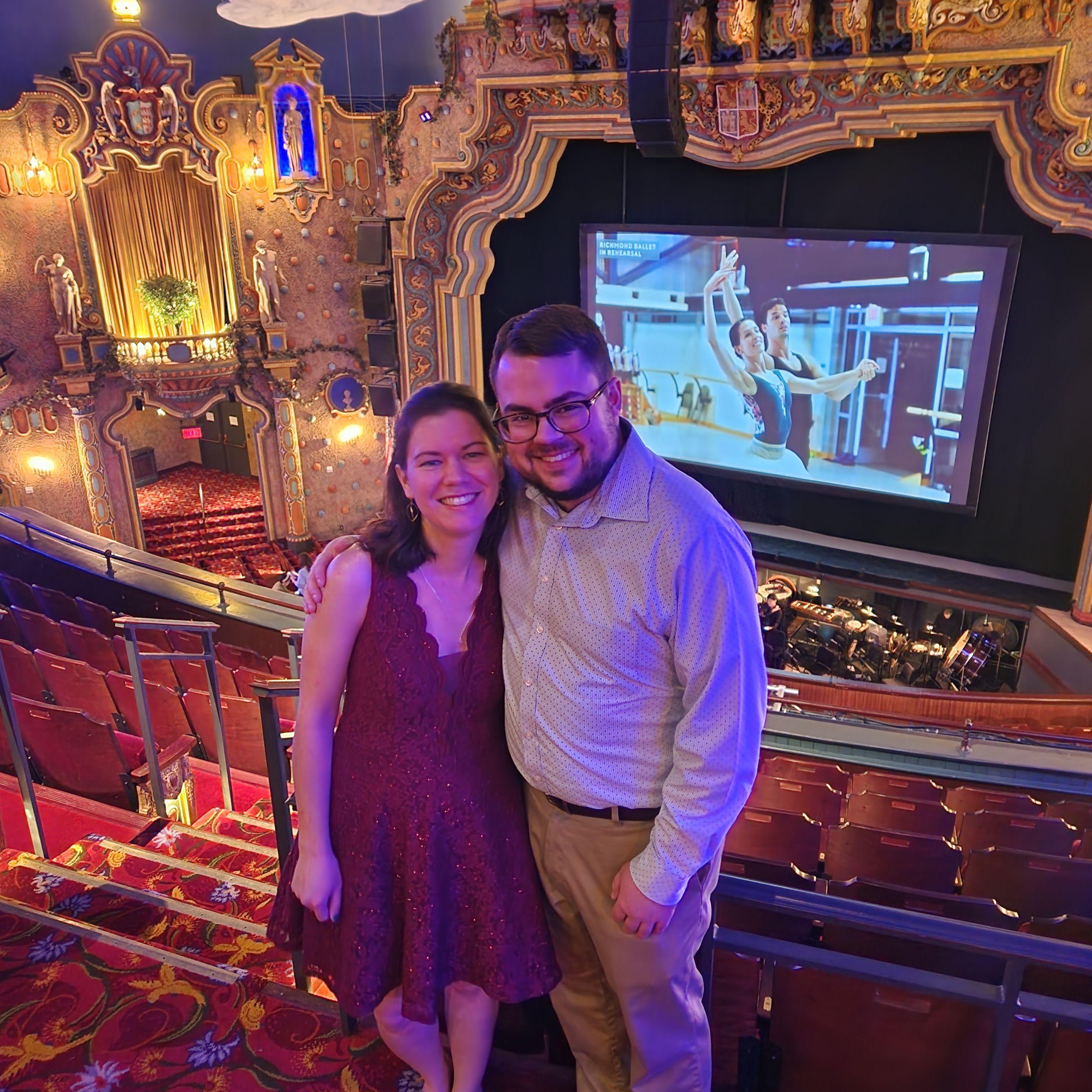 One of our favorite dates! Saw the Nutcracker at the Richmond Ballet.