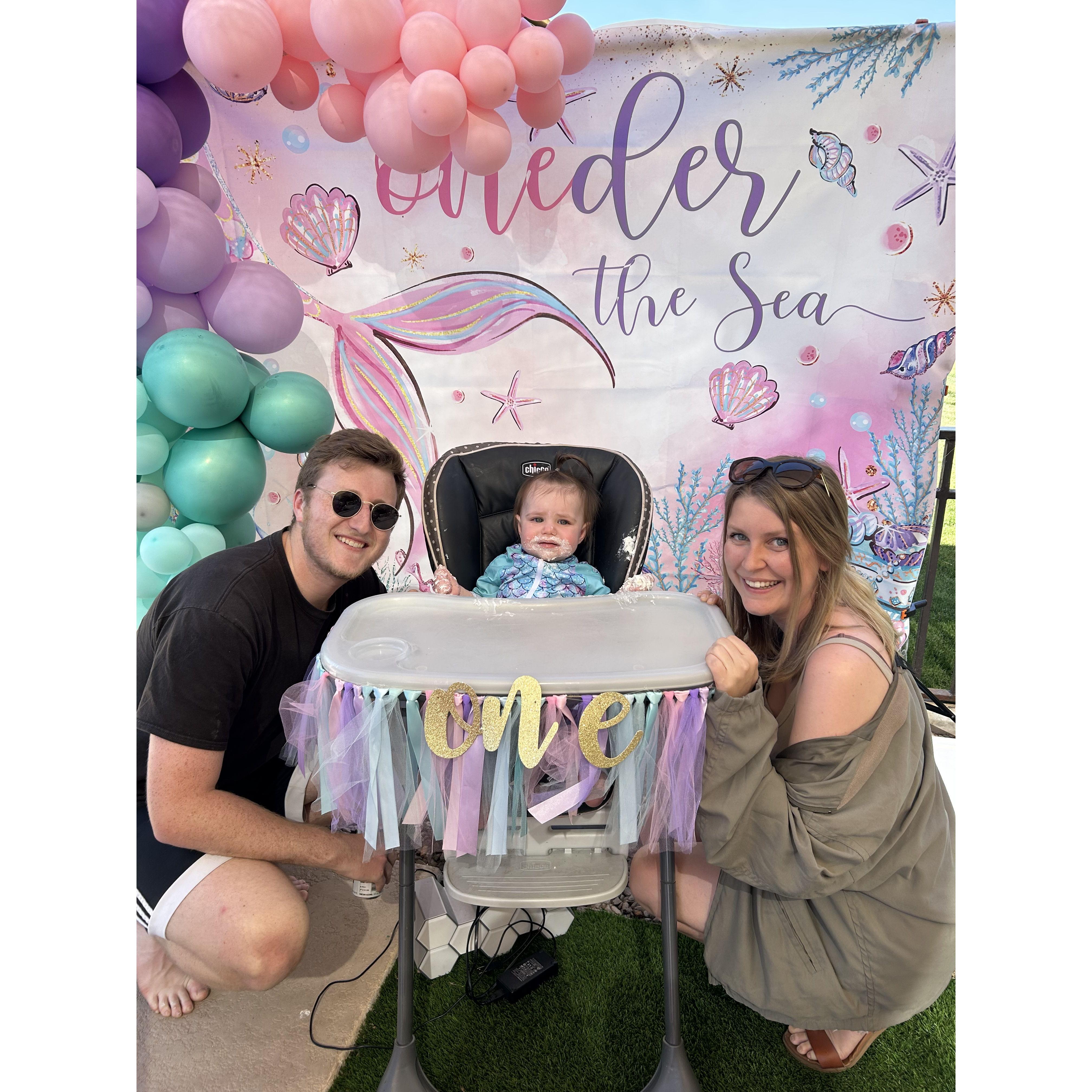 Our niece Kennedy's first birthday!