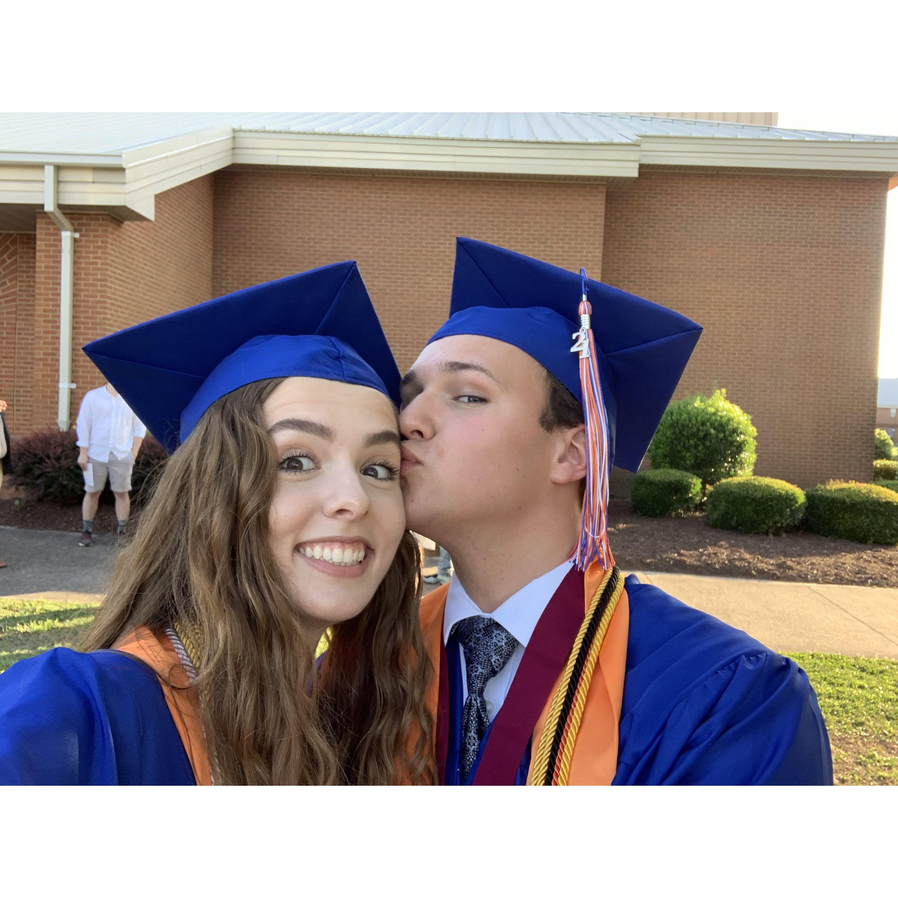 High school graduation, 2021