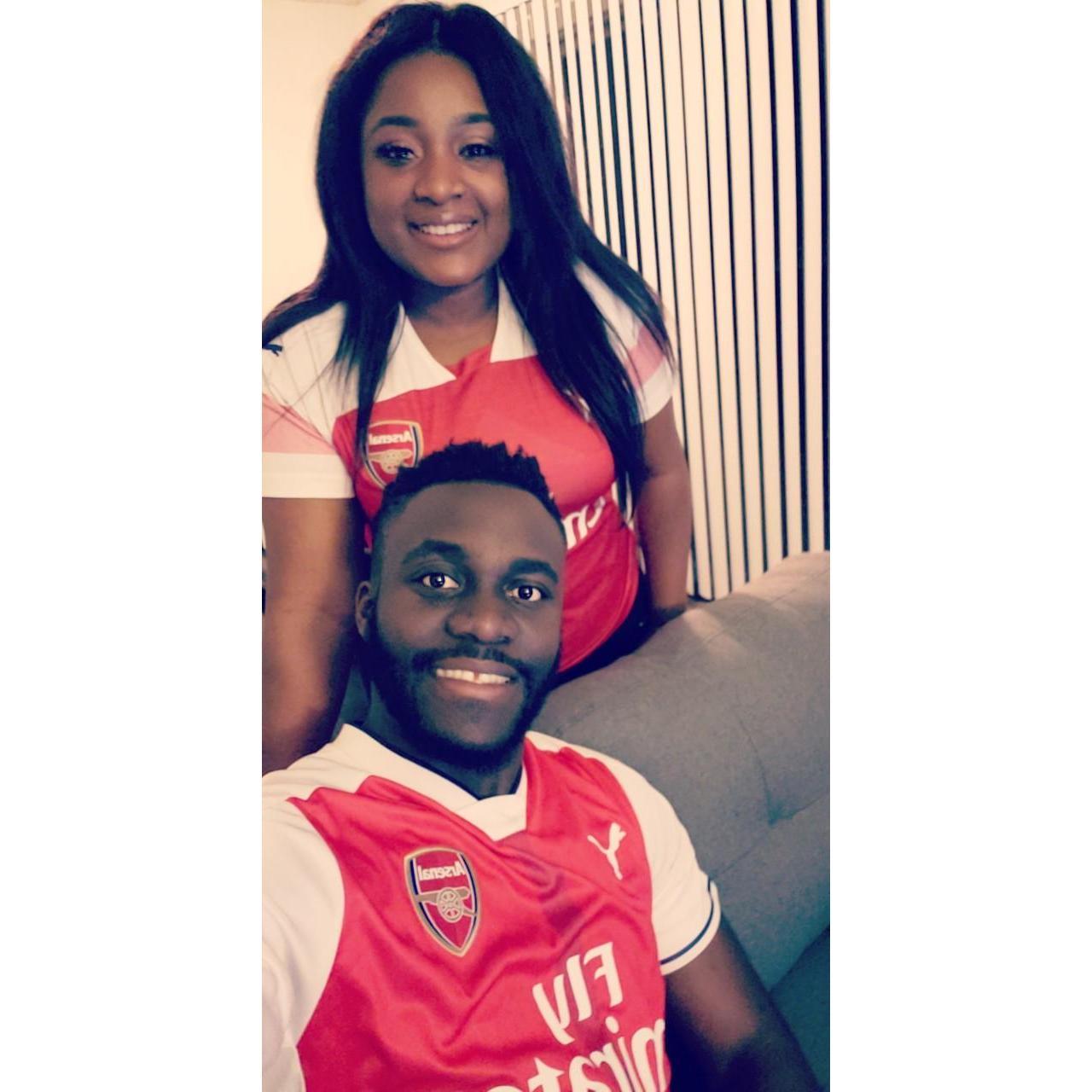 I had to make her Arsenal certified, lol!