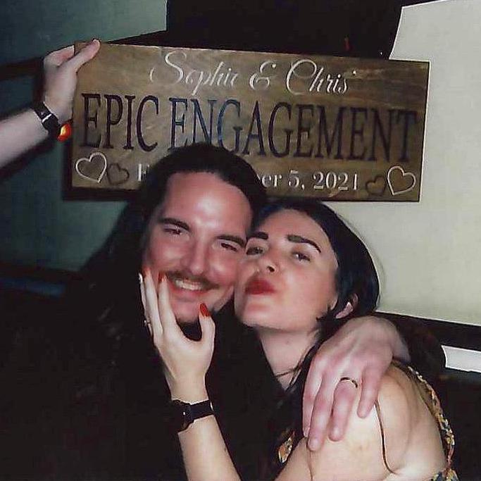 Celebrating our engagement at Troost