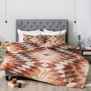 Native Coral Diamond Comforter