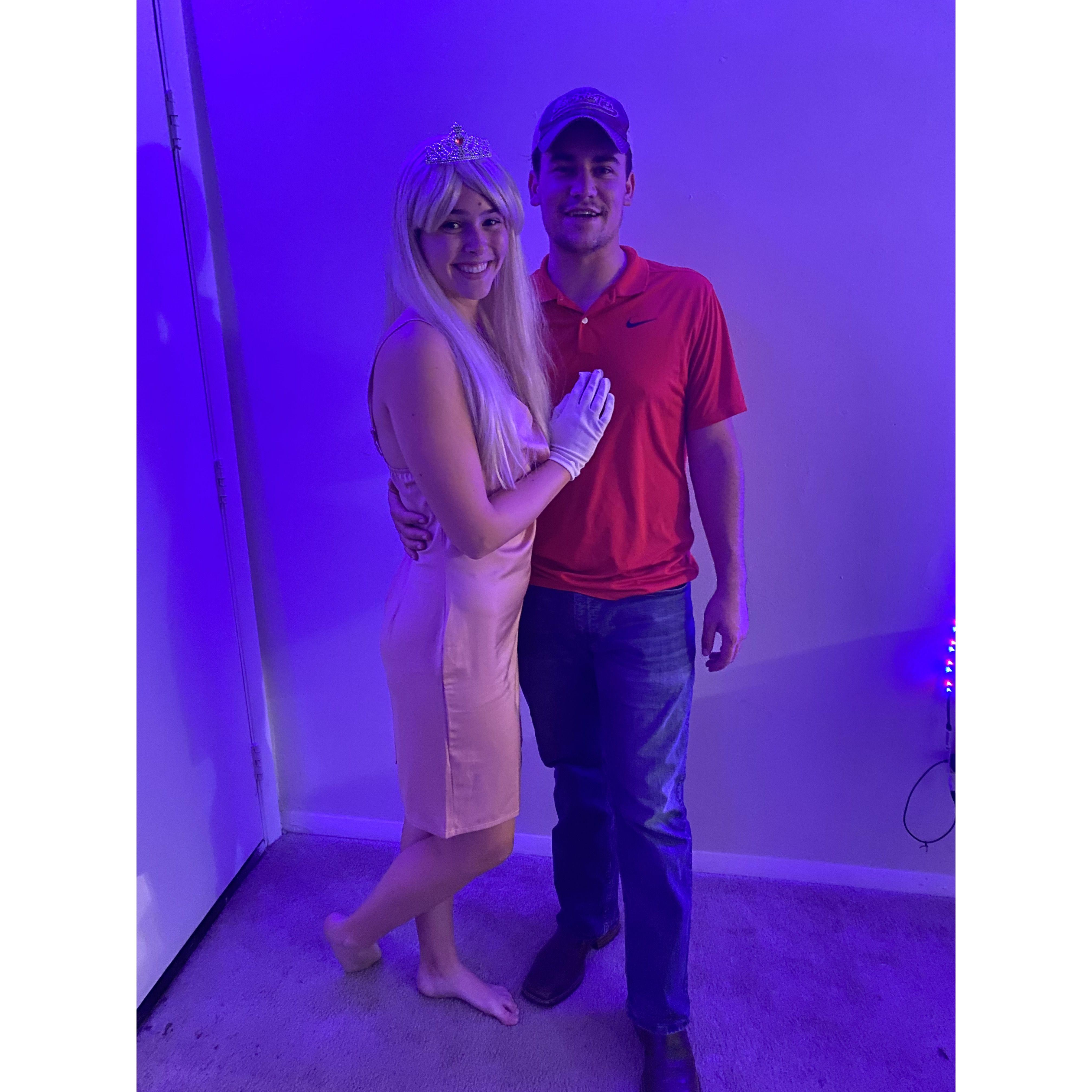 October 29, 2021: Early Halloween; Princess Peach and Mario