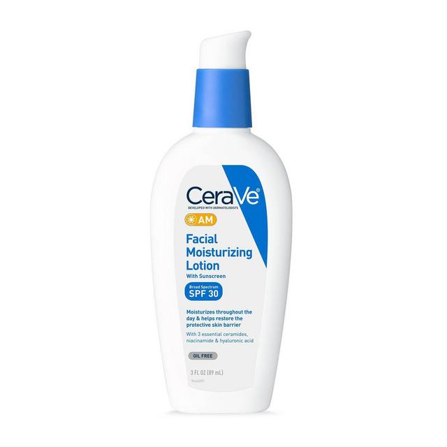 CeraVe AM Oil-Free Face Lotion with Sunscreen - SPF 30 - 3 fl oz